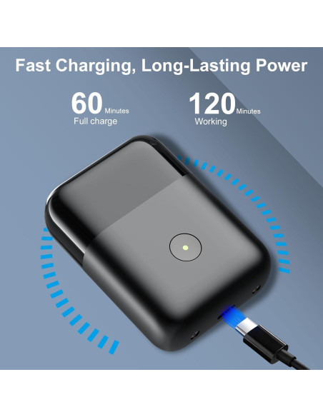 Afeitadora eléctrica portátil Baodaadan R01 IPX7 recargable Afeitadora eléctrica portátil Baodaadan R01 IPX7 recargable
