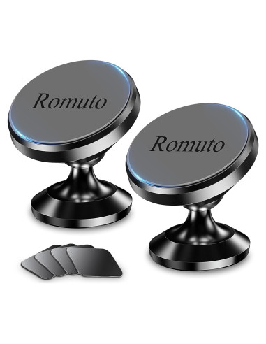 Soporte Magnético para Teléfono Romuto 2-Pack Mini Fuerte