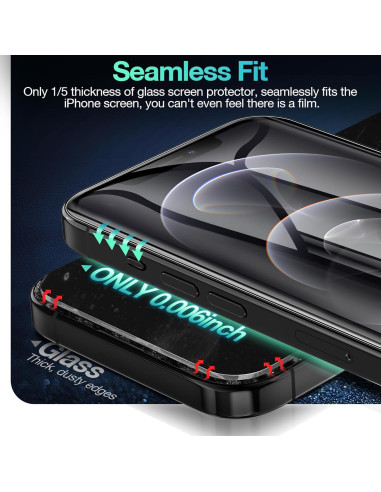 Paquete de 3 Protectores de Pantalla TPU para iPhone 12 Pro Max
