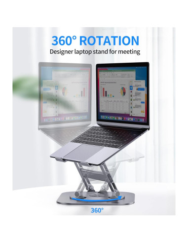 Soporte de Laptop AOEVI LS928 Pro Ajustable Ergonómico 16"