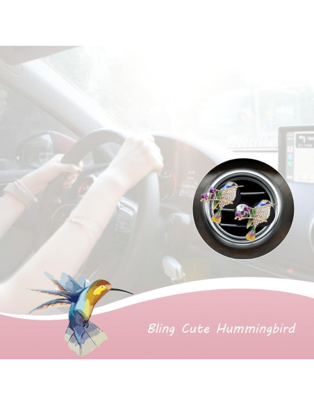 Clip de Ventilación para Auto ORIESSE, 2 Pcs Difusor Azul