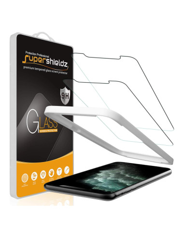 Protector de Pantalla Vidrio Templado Supershieldz para iPhone 11 Pro/Xs - 2 Pack