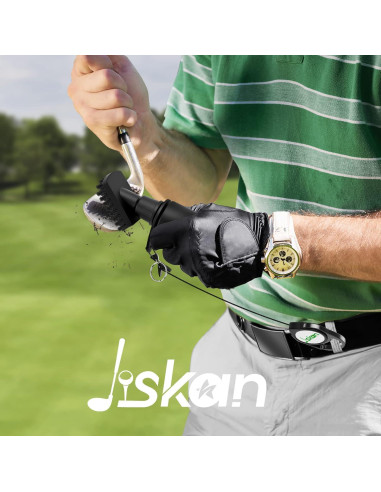 Combo 2 Cepillos Limpiadores Golf Jiskan con Botella 19 cm