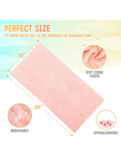 Paquete de 8 Pañales para Eructos HOMEXCEL 50.8x25.4 cm 2