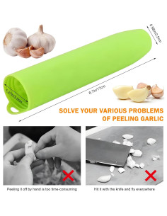 Rodillos de Silicona para Pelar Ajo GJV - 3 Paquetes 2