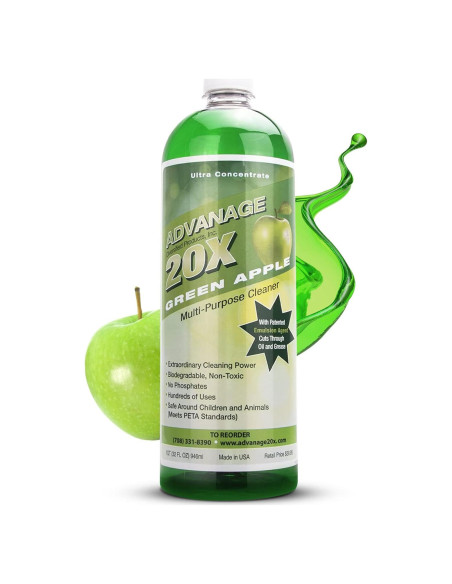Limpiador Multiusos Concentrado Advanage 20X Manzana Verde 946ml Limpiador Multiusos Concentrado Advanage 20X Manzana Verde 946ml