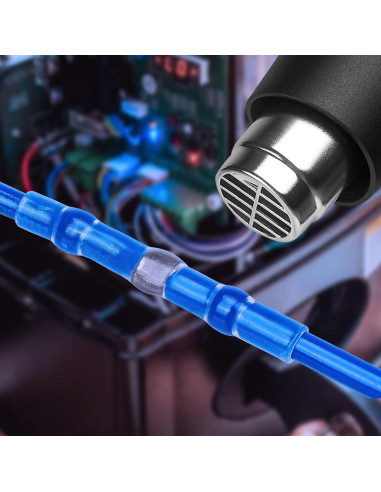Conectores de Cable TICONN 100 Pcs Termocontraíbles Impermeables