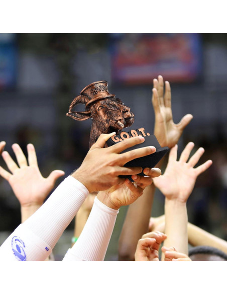 Trofeo de Cabra Zhengmy G.O.A.T. en Resina - Regalo Divertido Trofeo de Cabra Zhengmy G.O.A.T. en Resina - Regalo Divertido