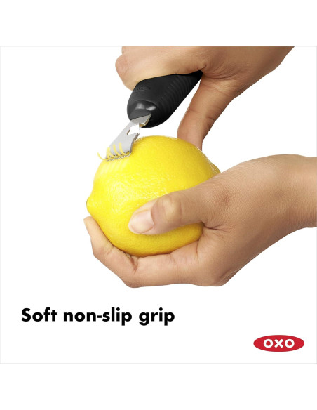 Rallador de Cítricos OXO Good Grips 2 en 1 con Cuchillo Rallador de Cítricos OXO Good Grips 2 en 1 con Cuchillo