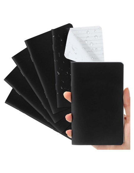 Cuadernos Impermeables Qilery 6 Paquete 9x14 cm Rayado Cuadernos Impermeables Qilery 6 Paquete 9x14 cm Rayado