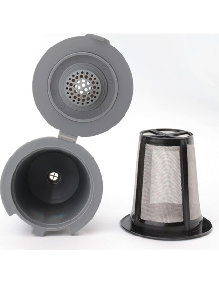 Taza de Filtro Reutilizable FIRJOY para Cuisinart - Gris Taza de Filtro Reutilizable FIRJOY para Cuisinart - Gris