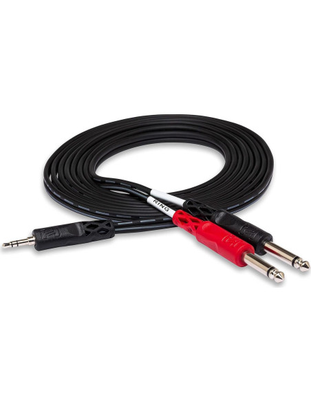 Cable de ruptura estéreos Hosa 3.5 mm TRS a XLR y 1/4 TS Cable de ruptura estéreos Hosa 3.5 mm TRS a XLR y 1/4 TS