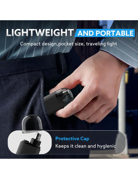 Recortador de Vello Nasal SYFUO Portátil Indoloro USB 9000 RPM Recortador de Vello Nasal SYFUO Portátil Indoloro USB 9000 RPM