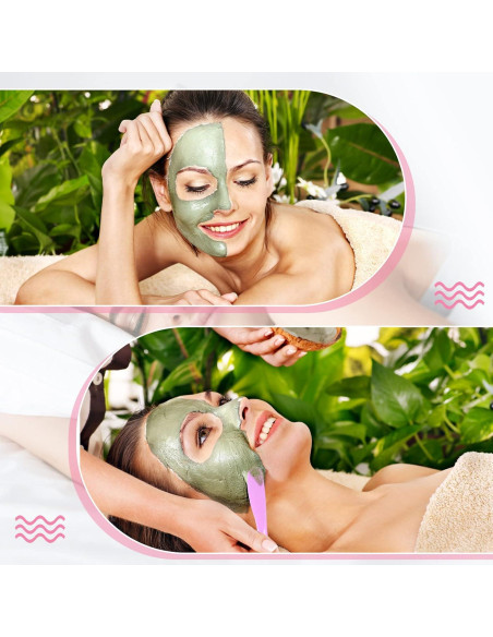10 Espátulas Plásticas Cosméticas Yuxung para Cuidado Facial 10 Espátulas Plásticas Cosméticas Yuxung para Cuidado Facial