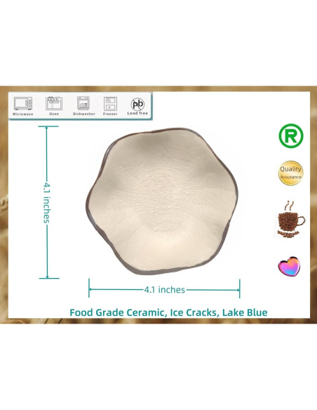 Soporte para Cucharas de Café Cerámica Rhobtyne 12x12 cm Soporte para Cucharas de Café Cerámica Rhobtyne 12x12 cm
