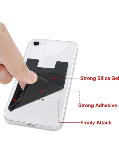 Soporte para Tarjetas Senose Doble Pocket Silicona Universal