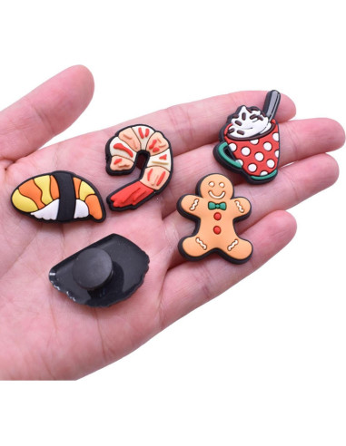 Encantos para Zapatos Perforados 35 Pcs - Accesorios Divertidos