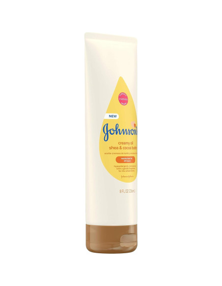 Aceite Crema Hidratante Johnson's para Bebé 236 ml Manteca Karité Aceite Crema Hidratante Johnson's para Bebé 236 ml Manteca Karité