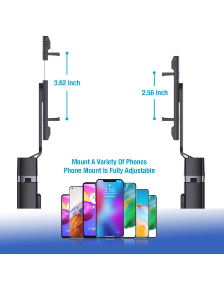 Selfie Stick Cuadrúpede Iluminado Fugetek FT-557-B 1.02m Selfie Stick Cuadrúpede Iluminado Fugetek FT-557-B 1.02m