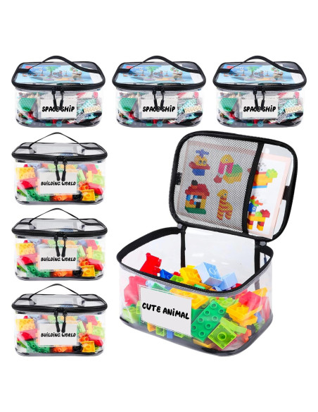 Paquete de 6 Bolsas de Almacenamiento de Juguetes Tesuko Paquete de 6 Bolsas de Almacenamiento de Juguetes Tesuko