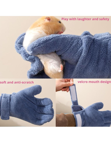 Kit de Cuidado para Hámster PurrrfectionPet - Guantes y Cepillo