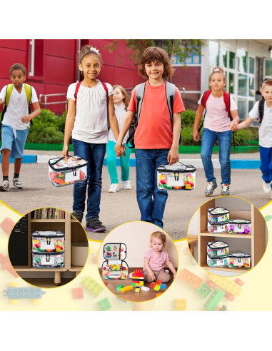 Paquete de 6 Bolsas de Almacenamiento de Juguetes Tesuko