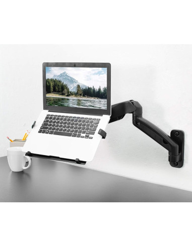Soporte de Pared Neumático VIVO MOUNT-V001GL para Portátil 10-15.6"