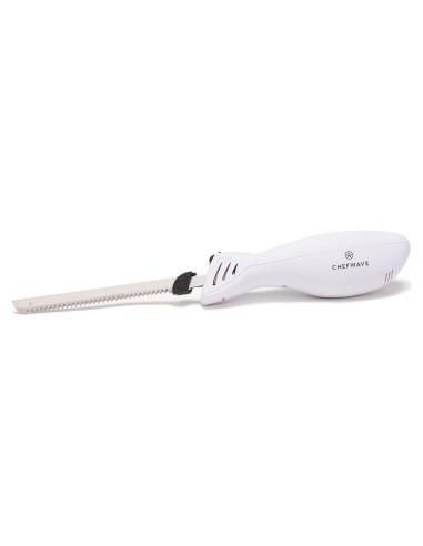 Cuchillo Eléctrico Recargable ChefWave con 2 Cuchillas Serradas