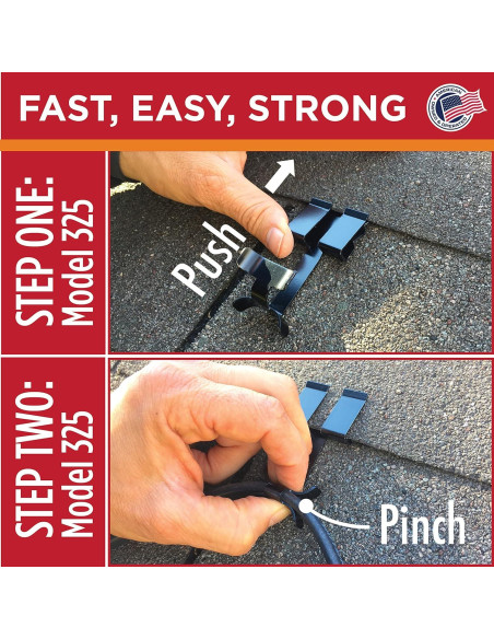 Clips Grip para Cable Térmico Radiant Solutions 325 - 5 Paquete