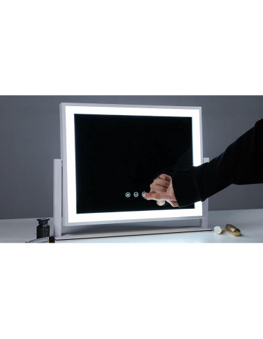 Espejo de Maquillaje Iluminado Gvnkvn 44x33 cm LED 3 Modos