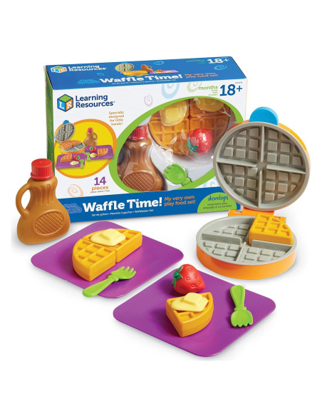 Juego de Comida Simulada Learning Resources Hora de Waffles 14 Piezas Juego de Comida Simulada Learning Resources Hora de Waffles 14 Piezas