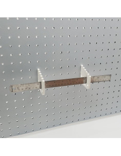 Soporte de Almacenamiento para Reglas Genérico 5 Espacios Blanco Mate 2