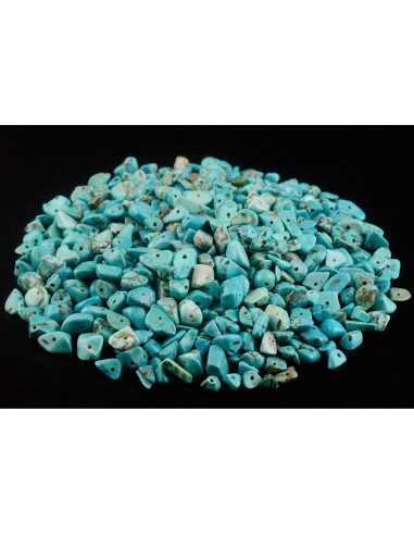 Cuentas de Piedra Chip Turquesa 5-8mm 400 Piezas DIY Joyería