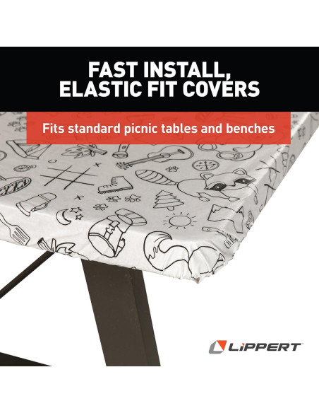 Mantel de Vinilo Lippert Color Escape para Camping 100% PEVA Mantel de Vinilo Lippert Color Escape para Camping 100% PEVA