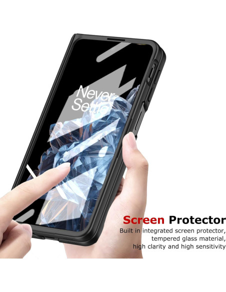 Funda delgada YQODSZ para OnePlus Open con soporte y protección Funda delgada YQODSZ para OnePlus Open con soporte y protección