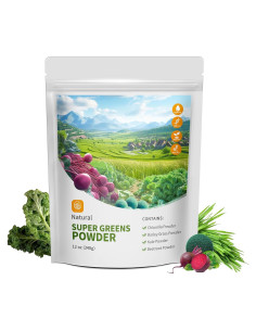 Hudetex Polvo Verde Superalimento 340 g - Chlorella, Col Rizada