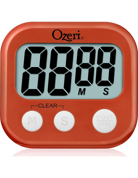 Temporizador de Cocina Ozeri KT1-ORN con Alarma y Pantalla LCD Temporizador de Cocina Ozeri KT1-ORN con Alarma y Pantalla LCD