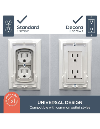 Cubiertas de Enchufe Dreambaby Dual Fit - Seguridad Bebés - Paquete de 2