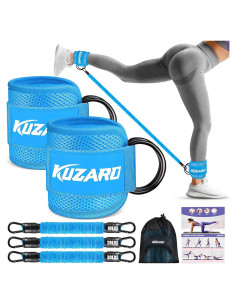 Bandas de Resistencia para Tobillos KUZARO - 3 Niveles 4.5-13.6 kg