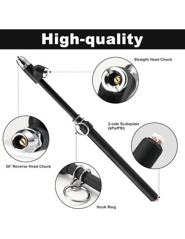 Medidor de Presión de Neumáticos CZC AUTO 10-150 PSI
