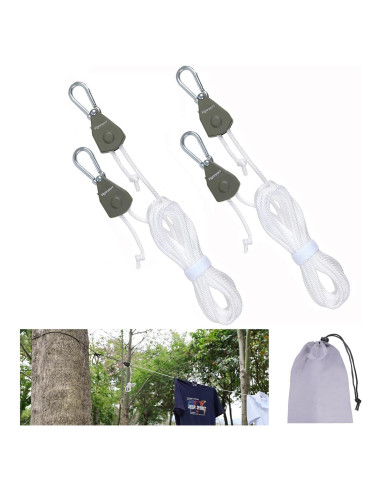 Cuerda de Ropa Retráctil Vigorport 5.8M 2 Unidades Camping