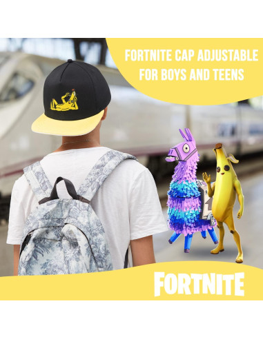 Gorra de béisbol Fortnite para niños ajustable 100% algodón