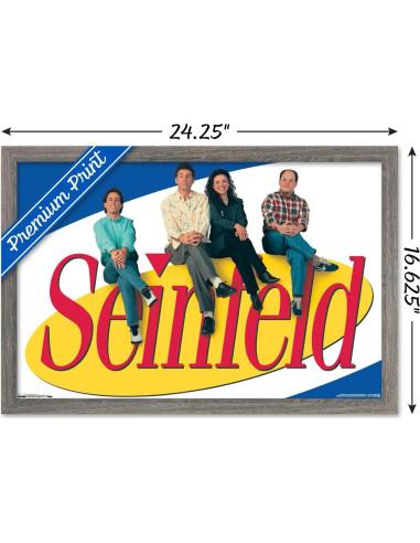 Póster Enmarcado Trends International Seinfeld 57x37 cm