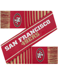 Bufanda Reversible FOCO San Francisco 49ers Unisex 165x19 cm 2
