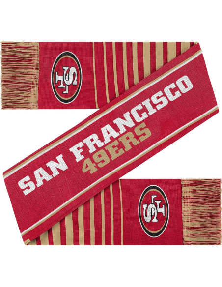 Bufanda Reversible FOCO San Francisco 49ers Unisex 165x19 cm Bufanda Reversible FOCO San Francisco 49ers Unisex 165x19 cm