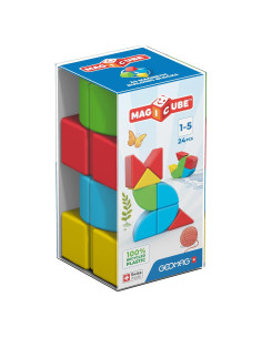 Geomag MagiCube 24 Piezas Bloques Magnéticos para Niños 1-5 Años
