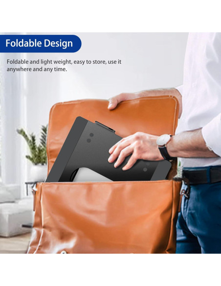 Soporte de Laptop Ajustable BESIGN LS10 de Aluminio Negro 10-14" Soporte de Laptop Ajustable BESIGN LS10 de Aluminio Negro 10-14"
