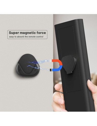 Soporte Magnético JUMEIHUI para 6 Controles Remotos - Negro