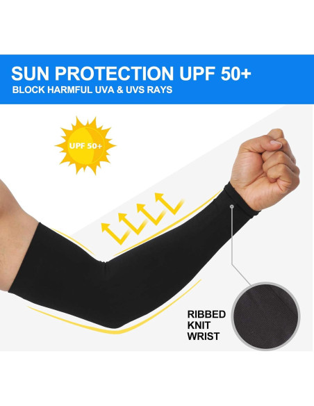 Mangas de Protección Solar UV Kimasha UPF 50 - 4 Pares Mangas de Protección Solar UV Kimasha UPF 50 - 4 Pares