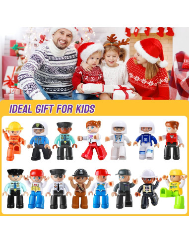 Figuras Magnéticas de Personas Feoxialy - 15 Piezas 7.62cm